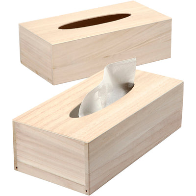 Creativ Company -  Tissuedoos  27x14x8cm hout
