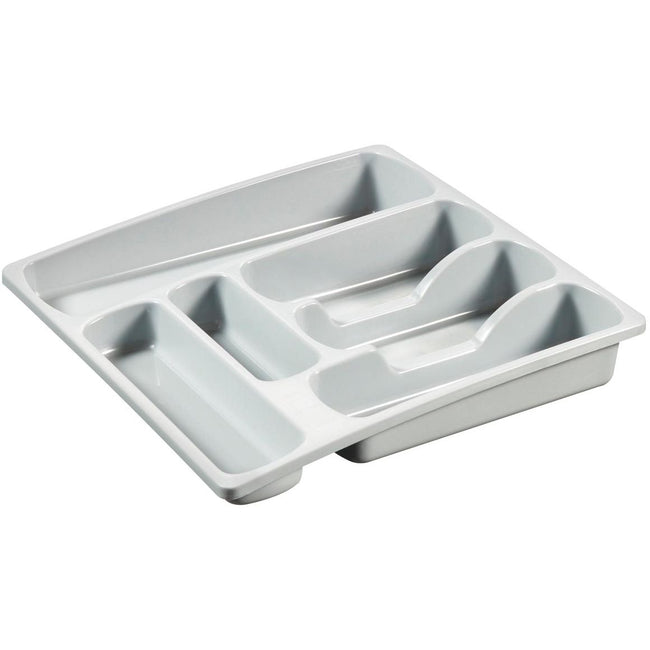 Curver - cutlery tray L, 6 compartments, light gray