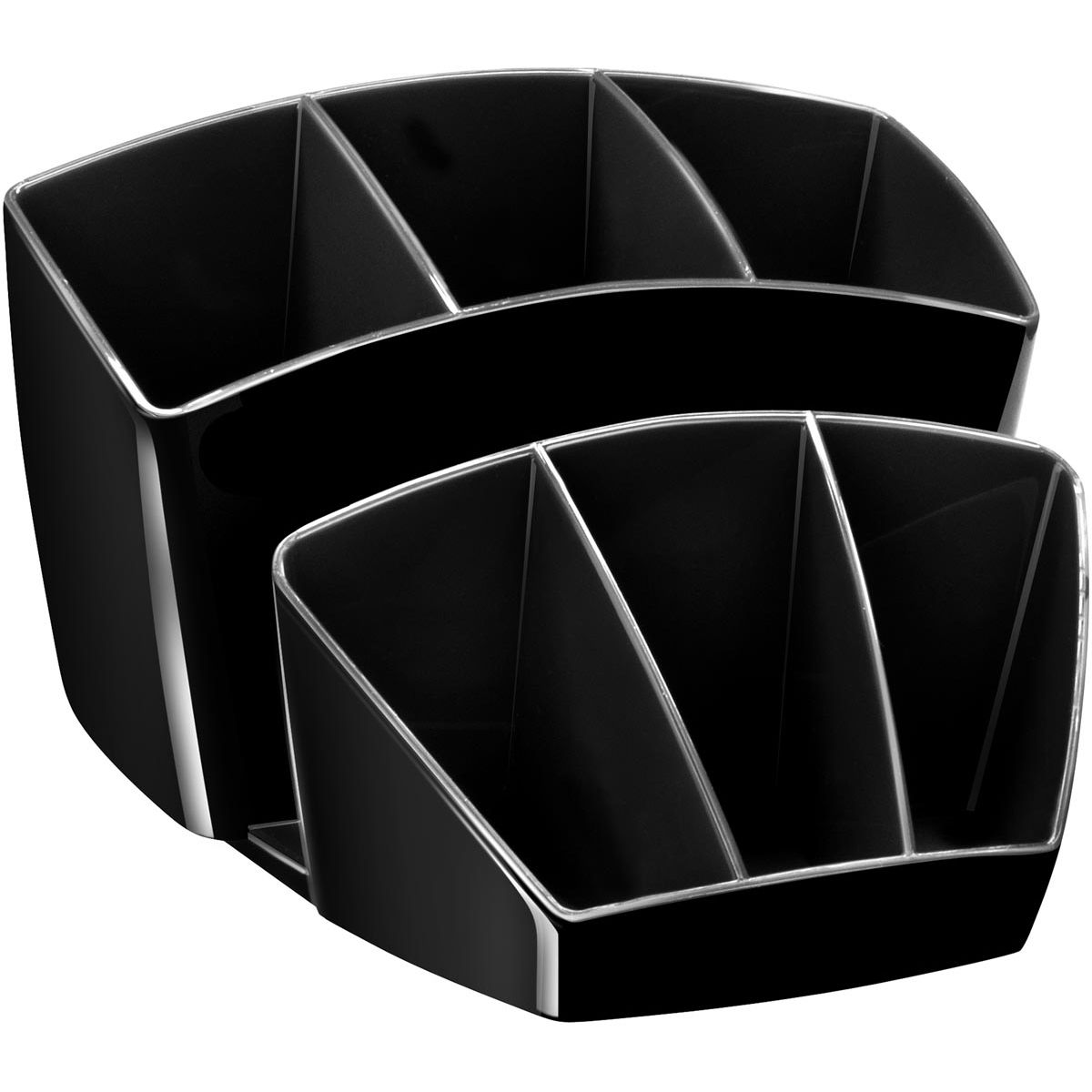 CEP - Astuccio Mineral by con 8 scomparti, nero