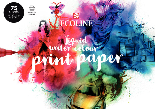 TALENS ECOLINE - Copier Paper Ecoline A4 White | Ompoos une feuille de 3 combinaisons x 75