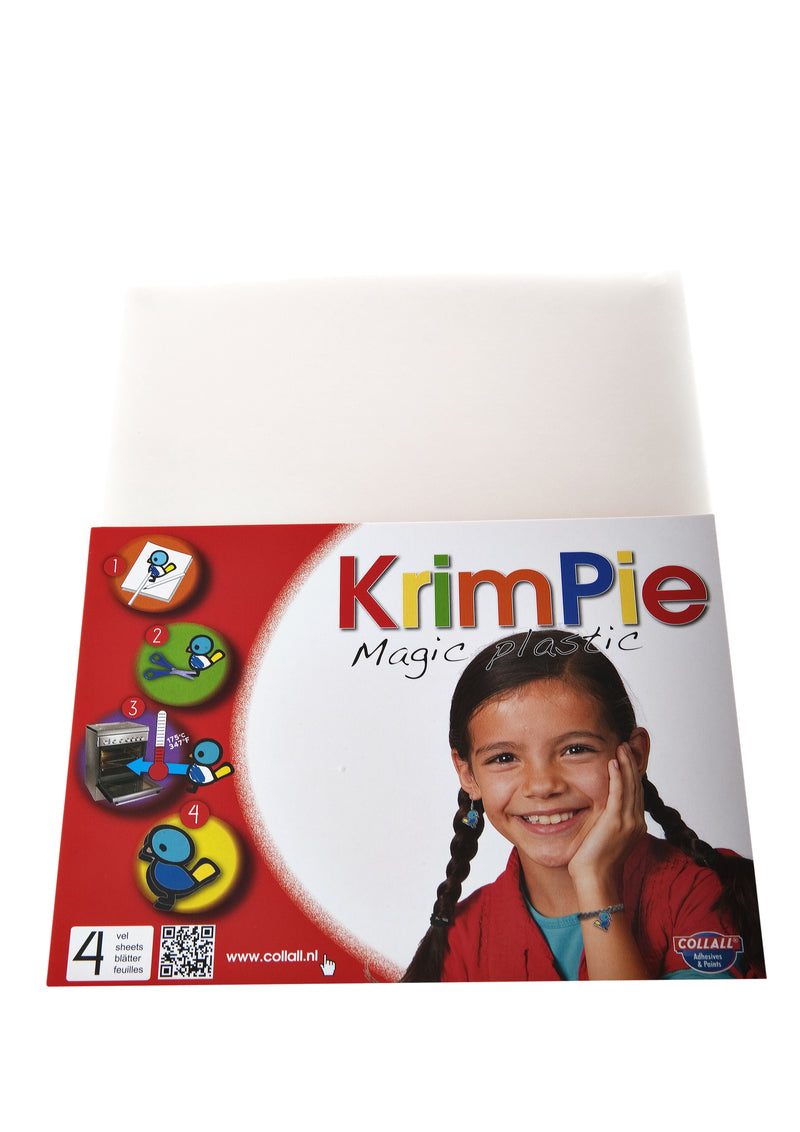 Collall - Krimpievel Magic Set 4 fogli in plastica trasparente | 25 pezzi