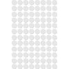 Apli - etiquetas redondas en estuche diámetro 8 mm, blancas, 480 piezas, 96 por hoja (1183)