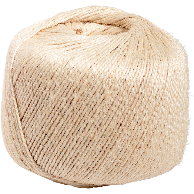 SENDPORORE® - Seil | Sisal | 3-Wire-Dicke | 450 m | 2,5 kg | Sisal | natürlich