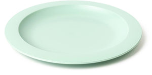 DBP - piatto, plastica, rotondo, verde pastello