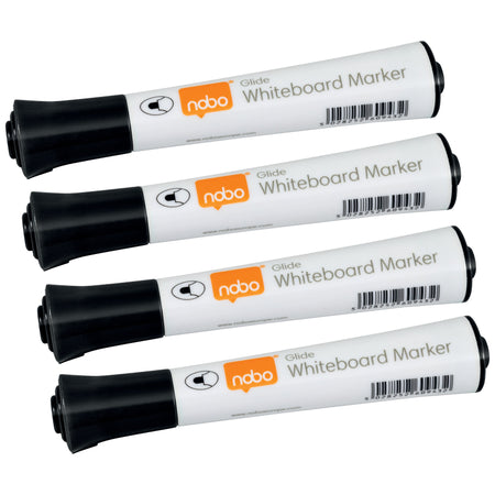 Nobo - Pennarello per lavagna Glide rotondo nero 2mm
