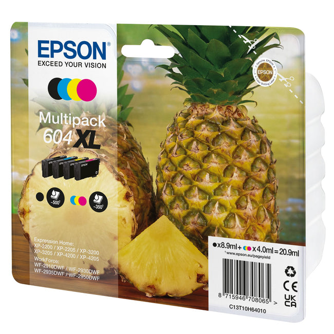 Epson - Ink cartridge 604XL T10H64 black + 3 colors