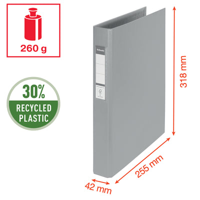 Esselte -  Standard Ring Binders , PP Green 4x25 mm ringband A4 Groen