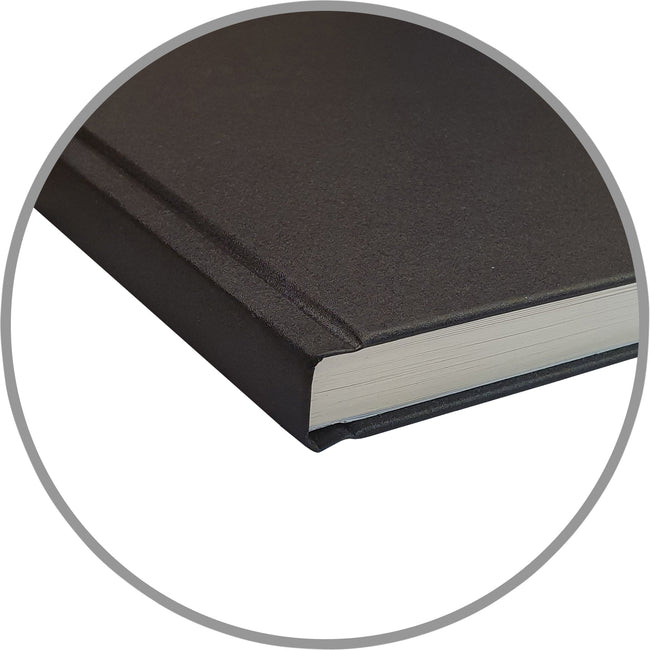 Oxford -  Dummyboek  a5 96 vel zwart | 5 stuks