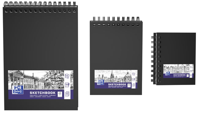Oxford -  Schetsboek  a5 50 vel spiraal