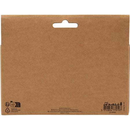 Creativ Company -  Blikjes  set 4 stuks zilver