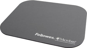 Fellowes -  muismat Microban, zilver