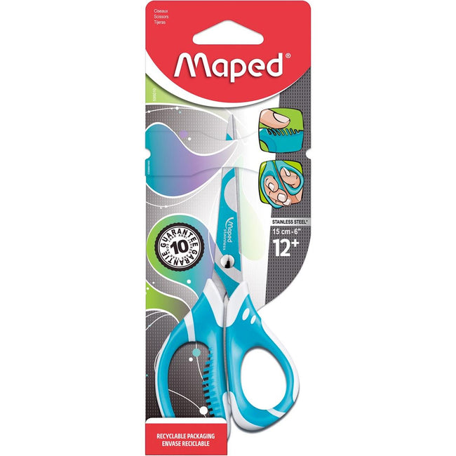 Maped - Schaar Zenoa Fit de 15 cm, en couleurs assorties, sur blister