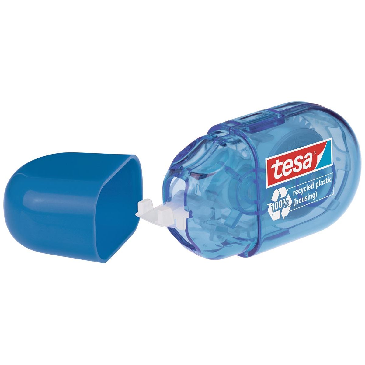 Tesa - mini correctieroller blauw