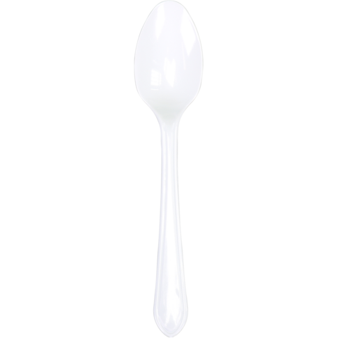 DEPA® - Plastique Plastique 18 cm Réutilisable blanc 50 pièces