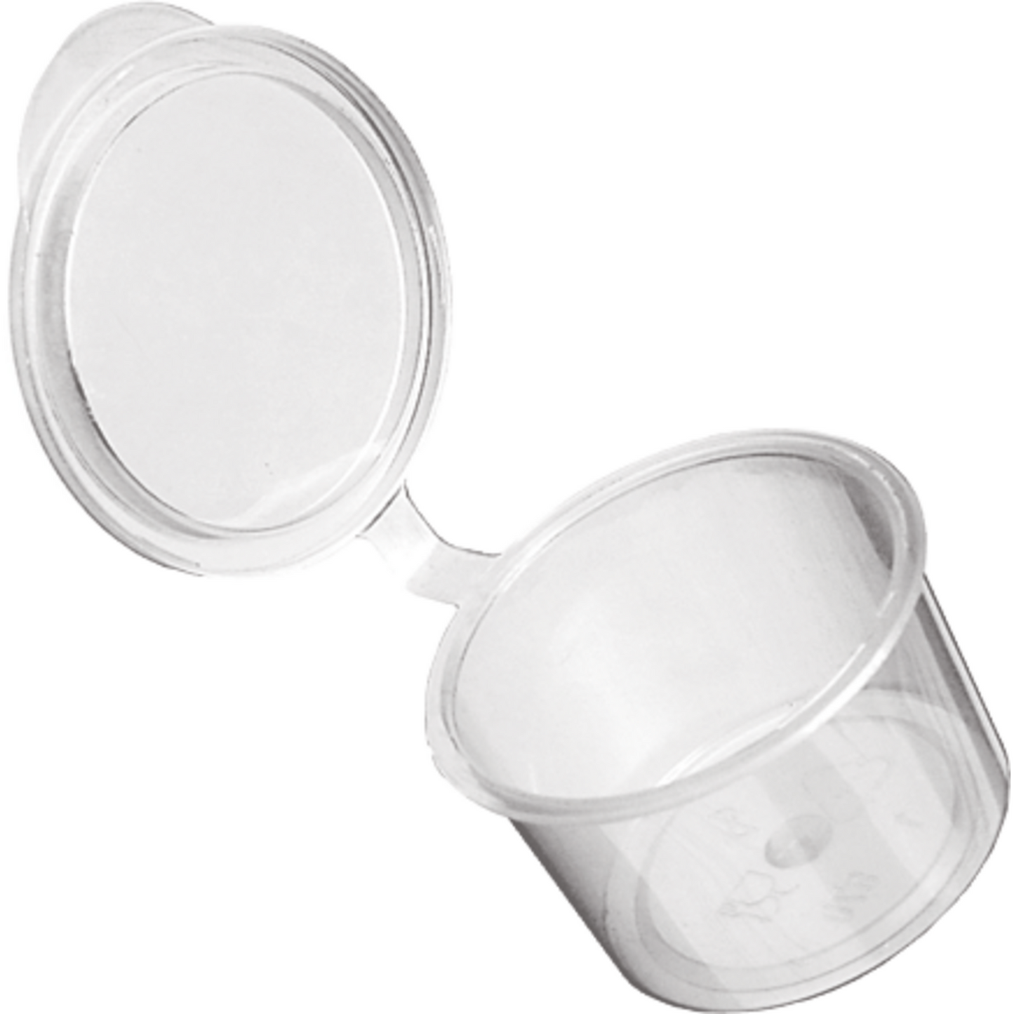Klika -  Cup | sambalpotje | met deksel | pP | 10ml | Ø 20mm | transparant | 1000 stuks