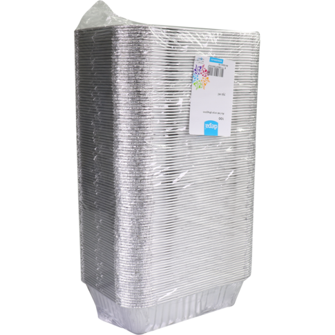 Klika - Bak | Aluminium 750 ml | 203x138x45mm | Silber | 100 Stück