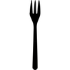 Circulware - Fork | Snack Fork | Réutilisable | PP | 130 mm | Noir | Sac de 50 pièces