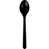 Circulware - Spoon | cuillère à café Réutilisable | PP | 130 mm | Noir | Sac de 50 pièces