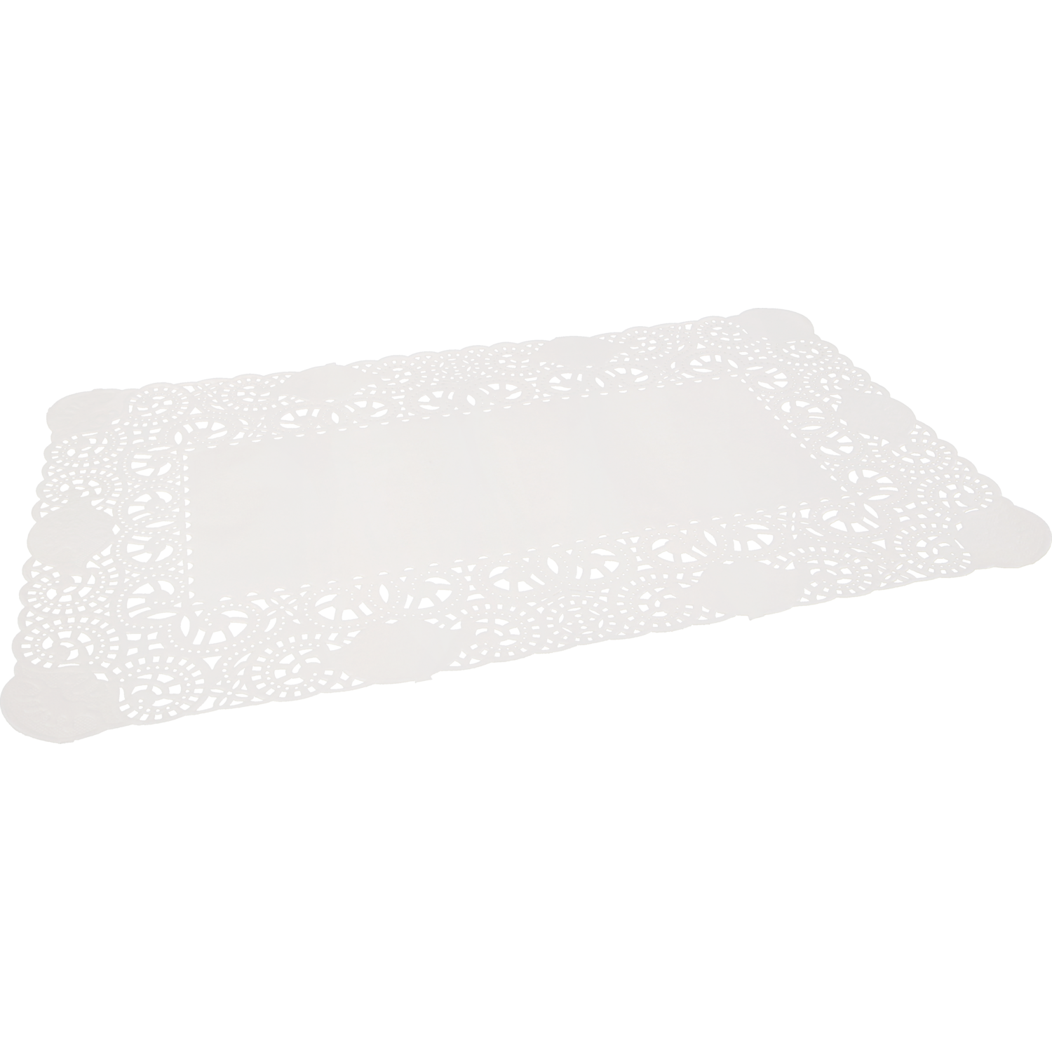 Klika -  Taartrand | papier | 30x18cm | rechthoekig | wit | 2000 stuks