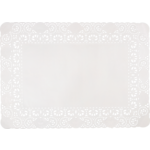 Klika - Taartrand | Papier + kleicoating | 34x26cm | rectangulaire Blanc | 250 pièces