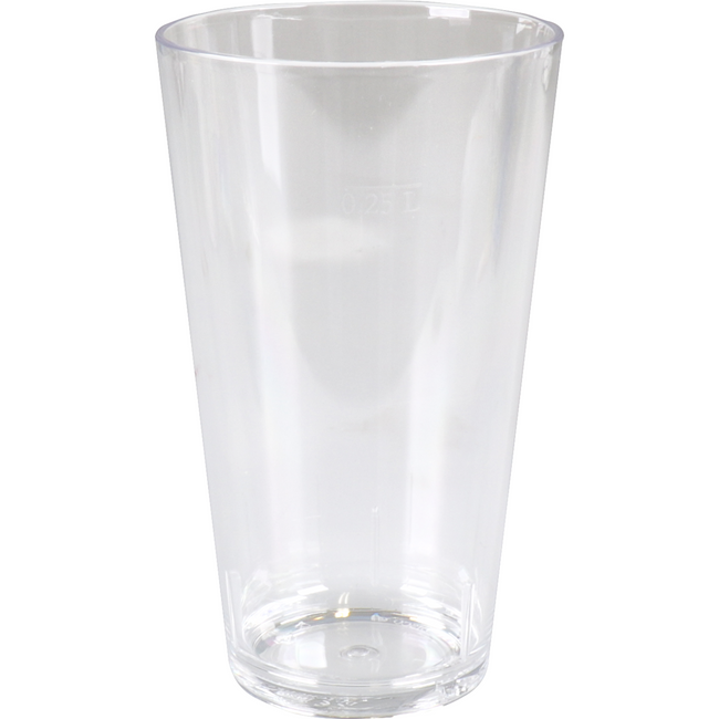 Depa - Vetro | amsterdammertje | riutilizzabile | infrangibile | PETG | 310ml| trasparente | 200 pezzi