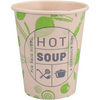 Klika - Tasse de soupe | Cardboard + PE | 250 ml | 8oz | Manche avec 50 pièces