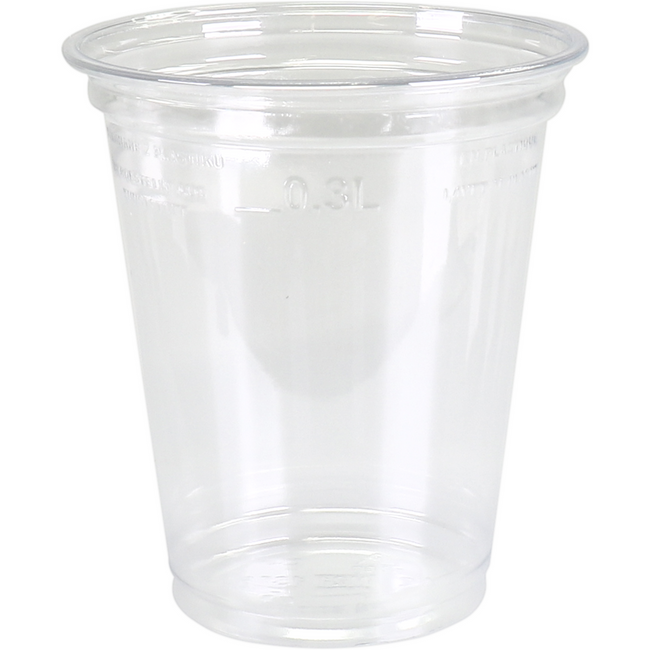 Klika - Sapbeker | Recyceltes Haustier | 300 ml | 12oz | 110 mm | Transparent Ärmel mit 50 Teilen