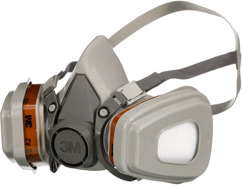 3M -  mondmasker met vervangbare filters, herbruikbaar, biedt A2P2 ademhalingsbescherming