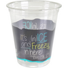 Depa -  | Milkshakebeker | ICE is (N)ICE | Gerecycled PET | 300ml | 12oz | Ø90mm | transparant/blauw | 800 stuks