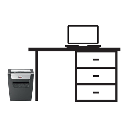 Rexel -  Momentum X312 papiervernietiger Deeltjesversnippering 62 dB Zwart, Grijs