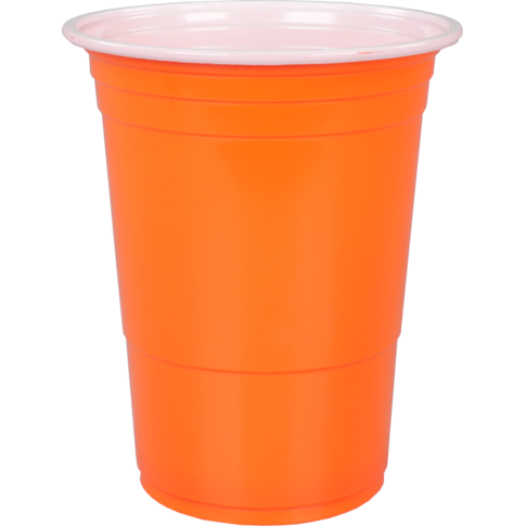 DEPA® - ® | PartyCup | Pp | 400 ml | 16oz | 115 mm | Orange | 15 Stücke