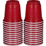 DEPA - | PartyCup | PP | Réutilisable | 60 ml | 2oz | Rouge | 24 pièces