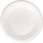 Depa - Board | Round | 1 Profession Bagasse (pulpe de canne à sucre) Ø18cm | Blanc | 8 pièces