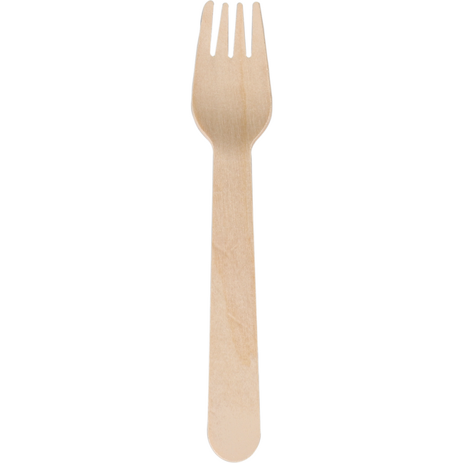 Depa - Fork | Bois | 160 mm | Natural | Sac de 20 pièces