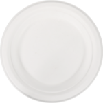 Depa - Board | Round | 1 Profession Bagasse (pulpe de canne à sucre) Ø23 cm | Blanc | 12 pièces