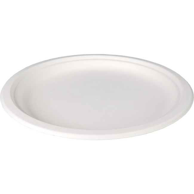 Depa - Board | Round | 1 Profession Bagasse (pulpe de canne à sucre) Ø23 cm | Blanc | 12 pièces