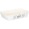 Klika -  Bak | Karton + kleicoating | A13 | TASTY | snackbak | 130x77x35mm | wit | 400 stuks