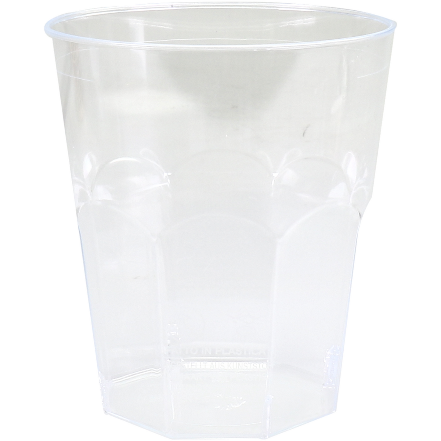 Goldplast - Verre | brasserieglas Réutilisable | PS | 250 ml | Transparent Manche avec 20 pièces