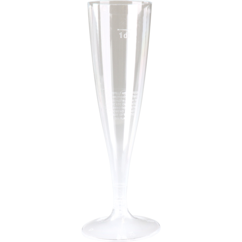 Goldplast - Glas | champagneglas | met losse voet | pS | 100ml | 168mm | transparant | 6 stuks