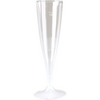 Goldplast -  Glas | champagneglas | met losse voet | pS | 100ml | 168mm | transparant | 72 stuks