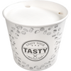Klika -  Bak | Karton + PE | 2150ml | TASTY | incl. Deksel | foodbucket | 160mm | wit | 150 stuks