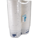 Depa - Bak | Karton + PE | 1890ml | 64oz | foodbucket | wit/blauw | 50 stuks