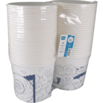 DEPA - BAK | Karton + PE | 2150 ml | 85oz | Foodbucket | weiß/blau 50 Stück