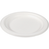 Depa -  Bord | rond | 1-vaks | bagasse (suikerrietpulp) | Ø18cm | wit | 500 stuks