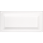 Depa - Board | rectangulaire 1 Profession Bagasse (pulpe de canne à sucre) 26x13cm | Blanc | 50 pièces