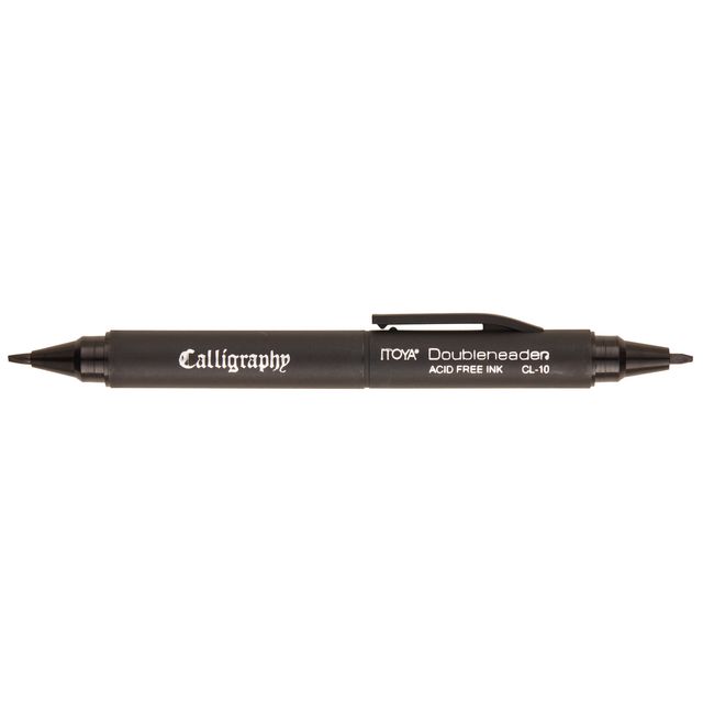 Itoya - Calligraphy pen CL-10 1.5 and 3.0mm black