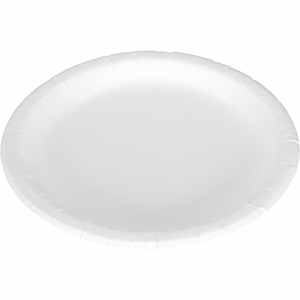 Biodore - Cardboard plate 22cm white 100 pieces organic