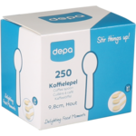 Depa - Lepel | koffielepel | Hout | 98mm | naturel | 250 stuks