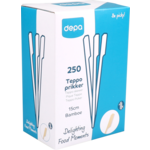 Depa - Prikker | Teppo Skewer | Bamboe | 150mm | naturel | 250 stuks