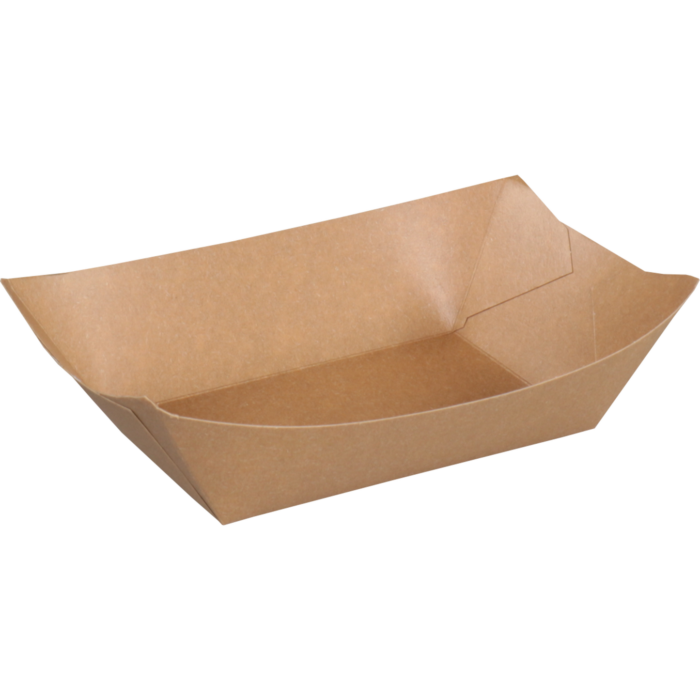 Klika -  Schaal | kraftpapier + PE | rechthoekig | 135x85x50mm | bruin | 500 stuks